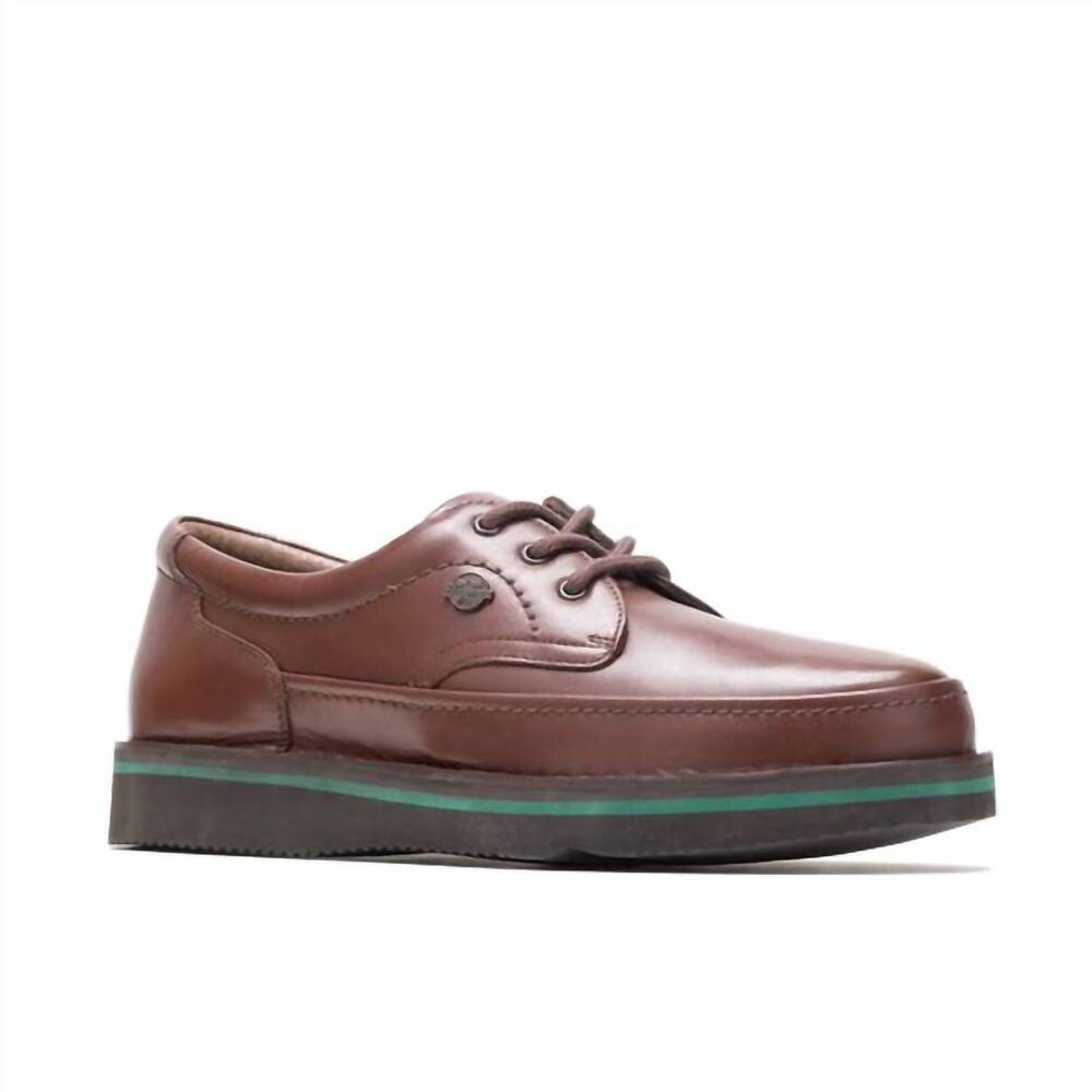 NEW HUSH PUPPIES men's mall walker oxford shoes in antique brown